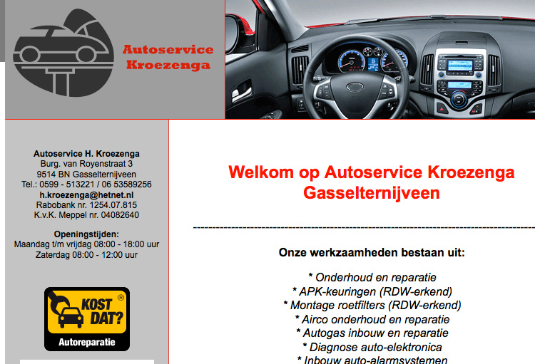 Autoservice Kroezenga